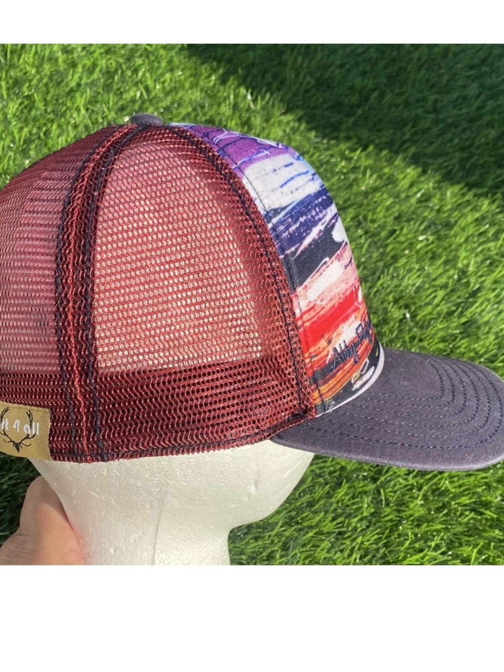 EUC Abby Paffrath Snapback Trucker Hat ART For All Livin Lovin Life